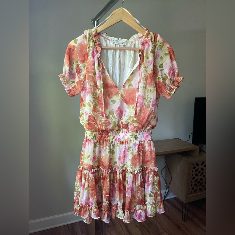 Floral V-Neck Dress